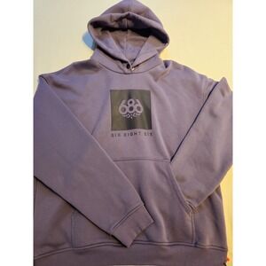 686 Knockout Purple Snowboarding Hoodie Sweatshirt Size Large